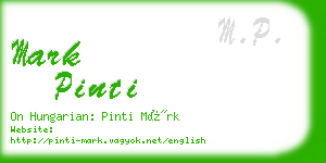 mark pinti business card